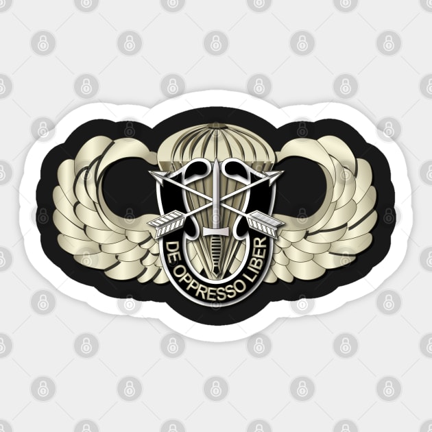 SOF - Airborne Badge - SF - DUI Sticker by twix123844